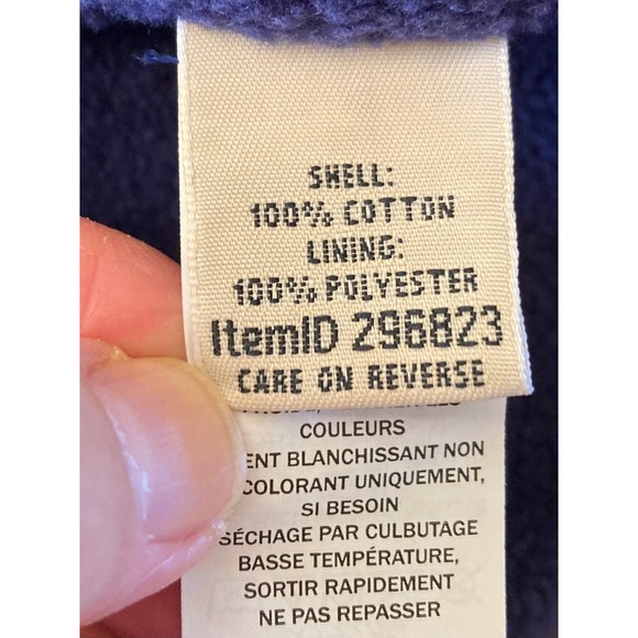 LLBean Plaid Flannel Lined Hooded Shirt Jacket Men's Medium Blue Pink Green - Picture 5 of 10